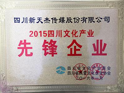 2015年四川文化產(chǎn)業(yè)先鋒企業(yè)